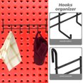 thumbnail image 3 of IFANLANDOR Organisateur de Crochets Muraux de Garage en Métal Noir, Support de Rangement Robuste, 3 of 8