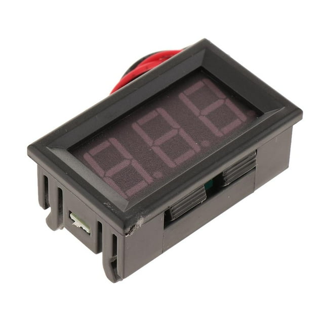 koolsoo Digital DC Voltmeter, 0.56" LED Display Voltmeter, 3.5-30V Red