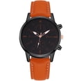 thumbnail image 1 of Reloj de cuarzo para hombre, relojes de moda para hombre, relojes de cuero, relojes casuales, relojes de pulsera con cristales, relojes de pulsera ..., 1 of 3