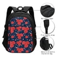 thumbnail image 3 of Honeii Rose Flower for Travel Laptop Backpack, Business Laptops Backpack with USB Charging Port, College High School Computer Bag for Men Women, 3 of 7