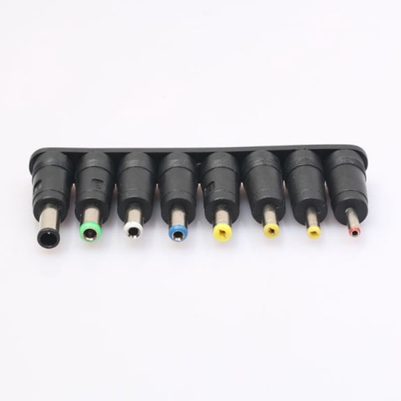 Laptop Charger Adapter Tip Set, 8 Interchangeable Connectors, for Acer, Asus, HP, Dell, Toshiba, Universal Power Supply Tips
