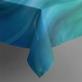 thumbnail image 5 of Colorful Tie Dye Wave Pattern Square Tablecloth,Waterproof Square Table Cover,Wipeable Spillproof Washable Table Cover for Home Kitchen Party Decor 60"x60"(152x152cm), 5 of 6
