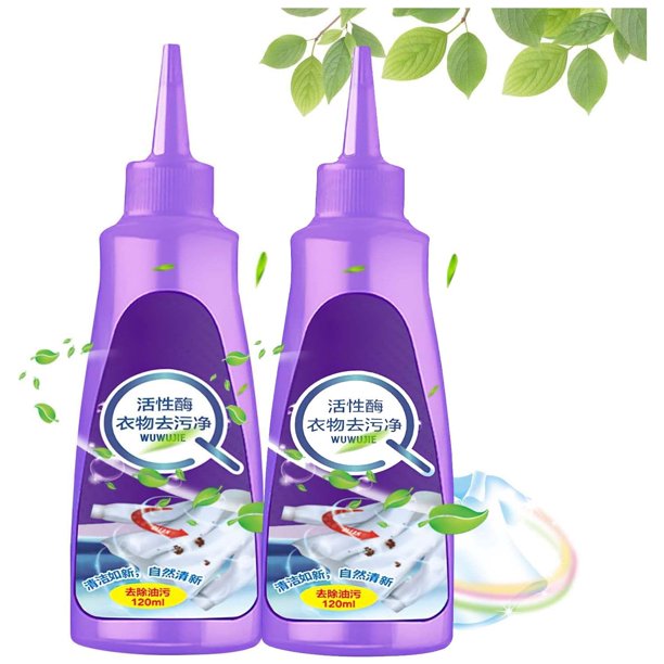Quitamanchas enzimático activo para ropa TPTAL 120 ml, 2 piezas
