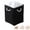 Black, variant on Bxaolu Corner Laundry Hamper with Lid and Removable Liner Corner Cotton Laundry Basket with Handle Washing Clothes Basket Storage Bin for Bedroom Bathroom (Gray)