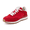 Red, variant on Cushionaire Kicks Fashion Sneakers for Women - Lightweight Non-Slip Lace Up Spring Shoes with Memory Foam Insole and Tread Outsole