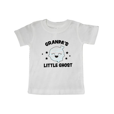 

Inktastic Cute Granpa s Little Ghost with Stars Gift Baby Girl T-Shirt