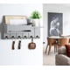 thumbnail image 2 of Estante de madera RelaxScene con soporte para llaves, montaje en pared, con estante, 2 of 6