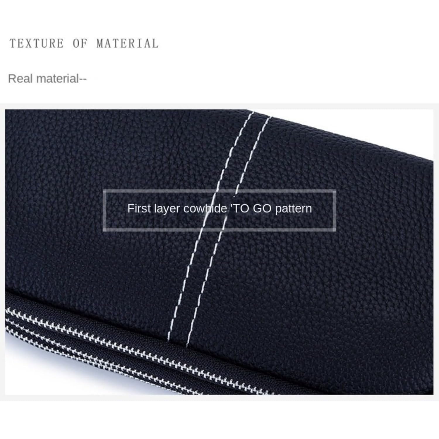 Genuine Leather Clutch Wallet Triple Zipper Purse for Women Wristlet Cell Phone Clutch Bag Purse