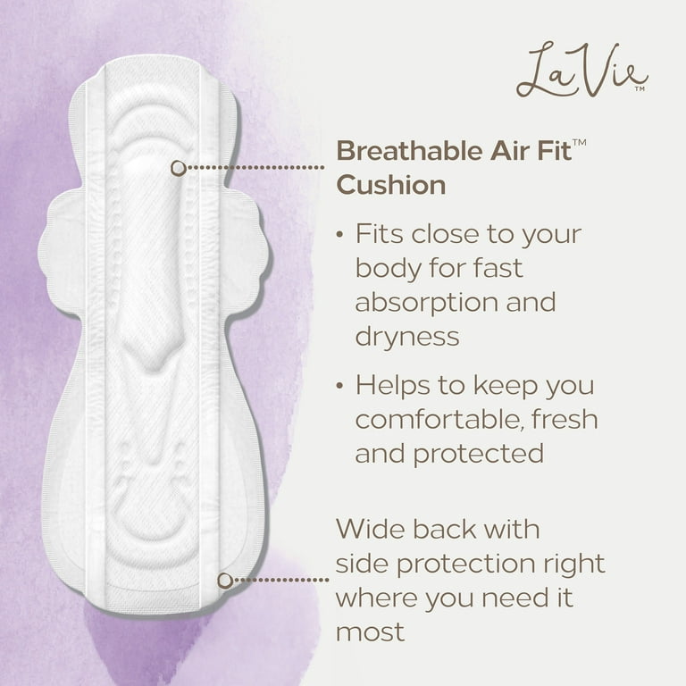 La Vie Overnight Pads with Wings