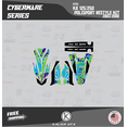 thumbnail image 3 of Kalair GFX Graphics Kit for Kawasaki KX125 Polisport Restyle (2003-2008) Cyberware Series, 3 of 5