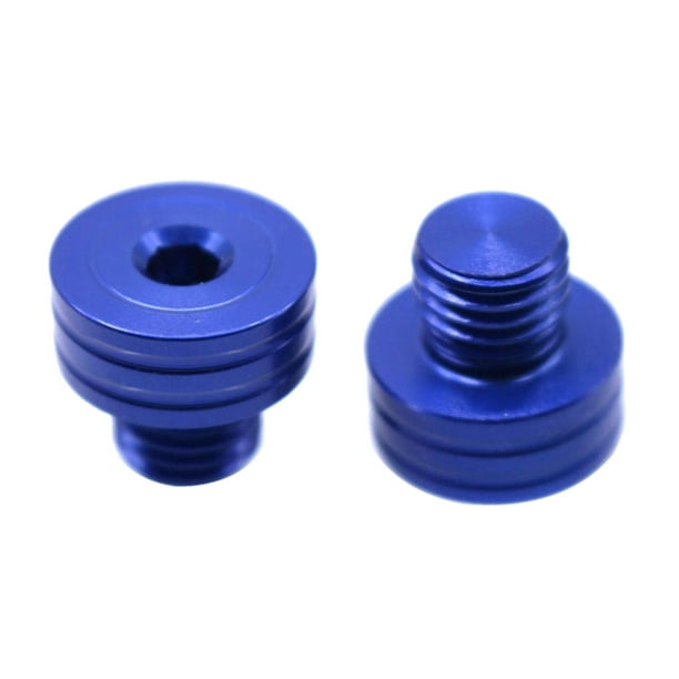 Tornillos de Orificios de Espejo Retrovisor 1,25 Baoblaze Azul M10*1,25