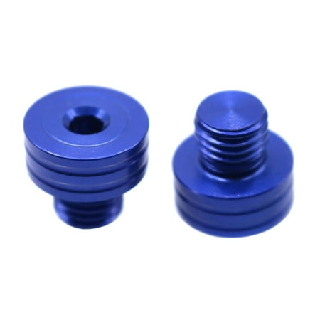 

2pcs Motorcycle CNC M10 Hole Screws Advanced Manufacturing Technology High Reliability And High - blue