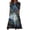 Blue, variant on DeHolifer Dress for Women V-Neck Button Floral Print Short Sleeve Dress Summer 2024 Fashion Loose Casual Dress Blue 3XL