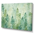 thumbnail image 2 of Designart "Green White peaceful Ferns III" Abstract Botanicals Wall Art Living Room, 2 of 5