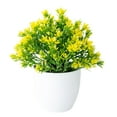 thumbnail image 2 of SPRING PARK Artificial Mini Potted Plants Plastic Faux Topiary Shrubs Fake Plants for Bathroom Home Office Desk Decorations, 2 of 7