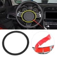 thumbnail image 3 of Ymiko Carbon Fiber Style Steering Wheel Trim Sticker Cover Decoration For AF, 3 of 8