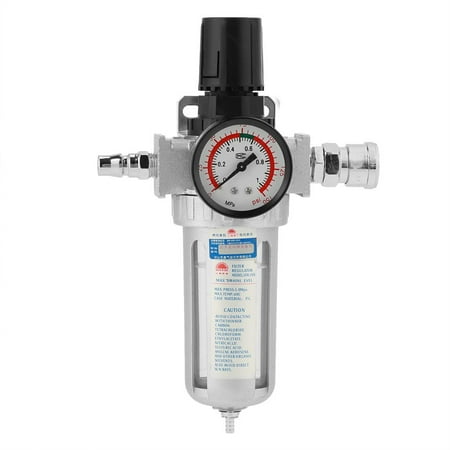 Mounted Regulator (Ashata Rc1/4 Air Compressor Moisture Water Trap Filter Regulator with Mount Connection,Filter Regulator, Air Pressure)