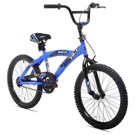 Kent International Full Tilt 20 Inch Kids Bike for Ages 7-13 - Bicycle for Kids with Adjustable Padded Seat Post and Handlebar, Front Hand Brakes, and Rear Coaster Brakes