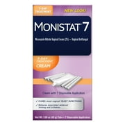 Monistat 7 Day Womens Yeast Infection Treatment, 7 Disposable Miconazole Cream Applicator