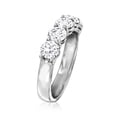 thumbnail image 3 of Ross-Simons 2.00 ct. t.w. Diamond 5-Stone Ring in 14kt White Gold, Women's, Adult, 3 of 7