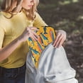 thumbnail image 5 of FORMRS 15"-15.6" Laptop Sleeve Protective Case Soft Carrying Quilted Computer Bag Cover, Yellow Sardines Pattern, 5 of 7