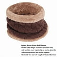 thumbnail image 3 of FZ FANTASTIC ZONE Men Women Winter Beanie Hat Scarf Set Warm Knit Hat Thick Fleece Lined Winter Cap Neck Warmer,Coffee, 3 of 9
