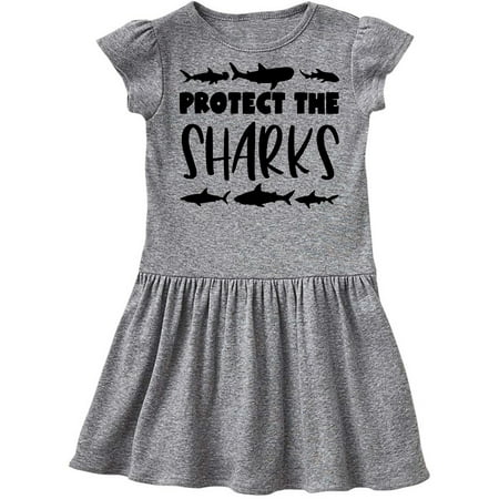 

Inktastic Protect the Sharks Gift Toddler Girl Dress