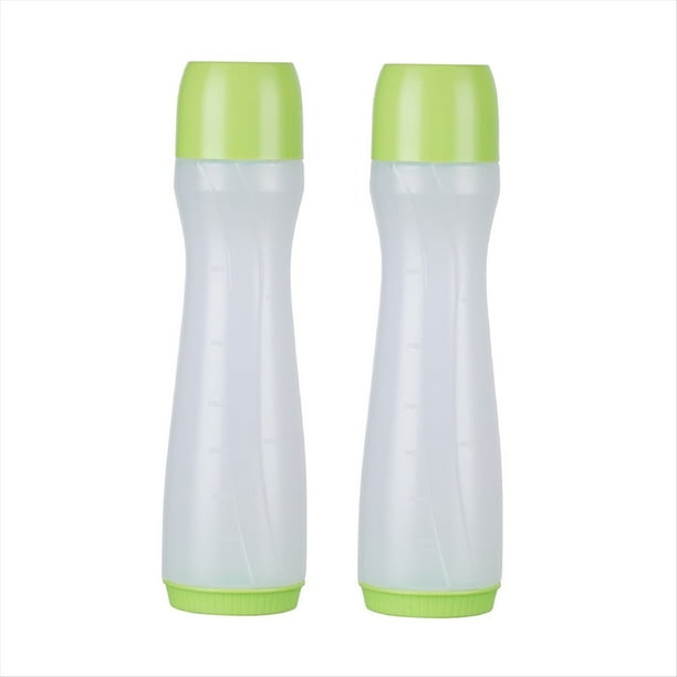 Distribuidor de Panqueques Botella Mezcladora de Masa Oscilante Manual Pastel Panqueque Botella Dispensadora de Panqueques Verde