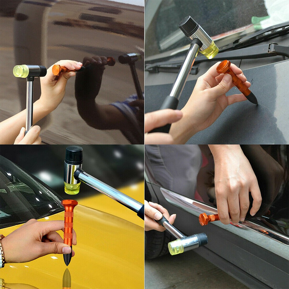 Paintless Dent Repair Tool Kit Ding Hammer Tap Down Pen 12 Head Car Hail  Removal - China Paintless Tap Down Tool, Tap Down Pen