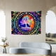 thumbnail image 5 of Tapiz de árbol de la vida púrpura para colgar en la pared, tapiz de pared psicodélico UV negro luz Mandala decoración de pared tela de pared TUNC Sencillez, 5 of 5