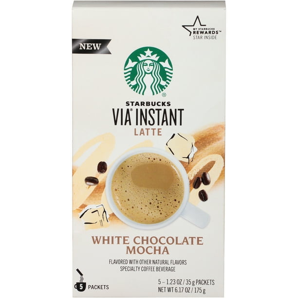 Starbucks VIA Instant Coffee Flavored Packets — White