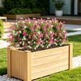 thumbnail image 6 of MMJ Artificial Camellia Eucalyptus Ground Stake Faux Plant for Garden Outdoor Landscape Decoration 17.7in, 6 of 6