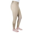 thumbnail image 3 of Equine Couture Charlotte Suede Knee Patch Breech- Safari- 32, 3 of 7