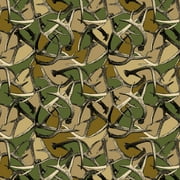 GRAPHICS AND MORE Antlers Camo Camouflage Hunting Hunter Premium Roll Gift Wrap Wrapping Paper