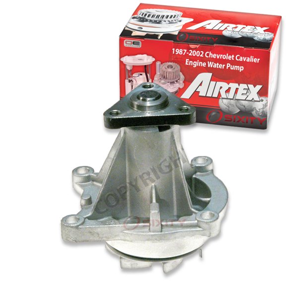 Airtex Engine Water Pump compatible with Chevrolet Cavalier 2.0L 2.2L L4 1987-2002