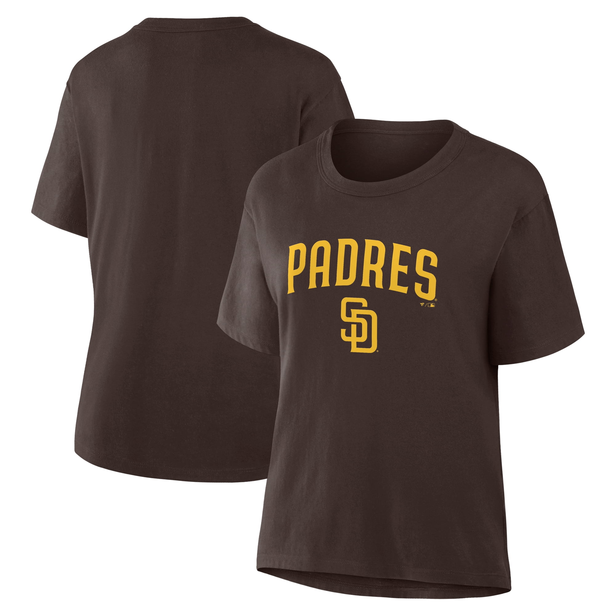 Women's Fanatics Brown San Diego Padres Lockup Legacy T-Shirt