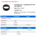 thumbnail image 2 of Air Intake Hose - Compatible with 1998 - 2002 BMW Z3 1999 2000 2001, 2 of 2