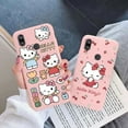 thumbnail image 3 of Phone Case for For Huawei P20 Lite P20 LITE 2018 Girl Anti-drop Cute Cartoon Kuromi Hello Kitty Cinnamoroll Silicone Back Cover ZR, 3 of 7