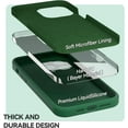 thumbnail image 6 of for iPhone 14 Pro Max Case Liquid Silicone Magsafe Magnetic Stand with Screen Protector Full Protection Slim Shockproof Protective Case Cover 6.7 Inch - Alpine Green, 6 of 11