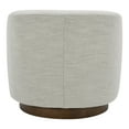 thumbnail image 4 of Moe's Home Collection Oscy Accent chair Fabric White, 4 of 13