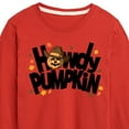 thumbnail image 3 of Instant Message - Fall - Howdy Pumpkin - Toddler & Youth Long Sleeve Graphic T-Shirt, 3 of 6