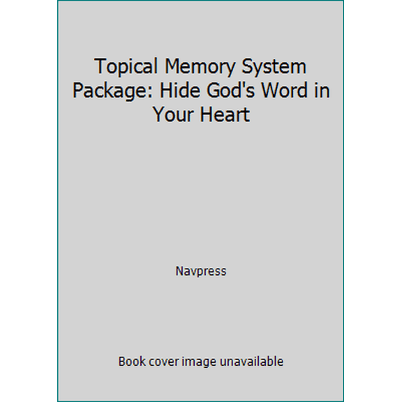 Pre-Owned Topical Memory System Package: Hide God's Word in Your Heart (Paperback) 990073369X 9789900733690