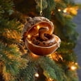 thumbnail image 2 of Cute 2D Acrylic Animal Christmas Tree Hanging Ornament with Golden String for Holiday Home Decor and Party Celebration, 2 of 8