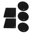thumbnail image 1 of 5Pcs Silicone Hot Pad Trivet Mat  Mat Square Hot Plate Pans Round Pots Dining Bowl Silicone Pad High Temperature Mat, 1 of 8