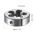 thumbnail image 2 of Unique Bargains 11/16'-24 UN Alloy Tool Steel Machine Thread Round Threading Die Hand Tool, 2 of 5