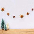 thumbnail image 3 of Maoww 1 Set Star Decorations Household Interesting Beautiful Hanging Decoration Party Supply Decorating Prop Decor Props for Layout Golden, 3 of 6