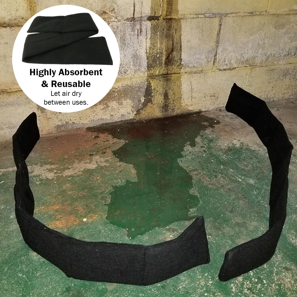 2 Pack - Evelots Moisture Snake - Absorbs Water/Leak/Spills-3 Feet-Reusable