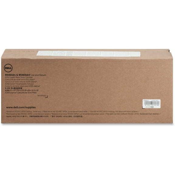 Dell, DLLT6J1J, B5460dn/B5465dnf Printers Toner Cartridge, 1 / Each