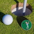 thumbnail image 4 of Cartoon Golfer Pattern Enamel Clips Golf Ball Markers with Hat Clips Magnetic Golf Hat Clips Decorative Jewelry Accessories Gift MJ119, 4 of 6