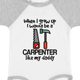 thumbnail image 4 of Inktastic Future Carpenter Builder Like Daddy Boys Baby Bodysuit, 4 of 5